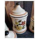 Mid Modern Ceramic Canister Set Looks great