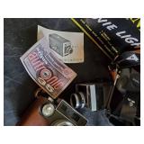 Camera and Accessories lot, Sylvania Movie Light Argus Camera and Tripod and more