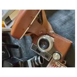 Camera and Accessories lot, Sylvania Movie Light Argus Camera and Tripod and more