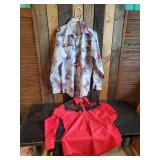 two Vintage Pearl Snap Shirts, Ely Diamond and H bar C Ranchwear