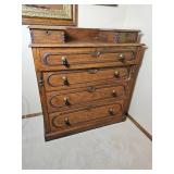 Antique Walnut Chest of Drawers