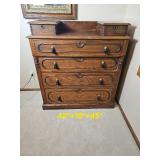 Antique Walnut Chest of Drawers