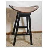 Beautiful Saddle Seat Barstools (Pair)