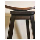 Beautiful Saddle Seat Barstools (Pair)
