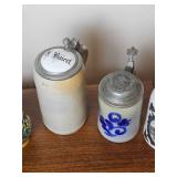 Collection of Vintage Beer Steins