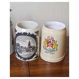 Collection of Vintage Beer Steins