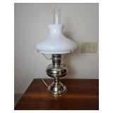 Polished Aluminum Hurricane Aladdin Lamp