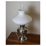 Polished Aluminum Hurricane Aladdin Lamp