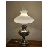 Polished Aluminum Hurricane Aladdin Lamp