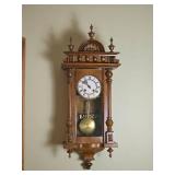 Lucca German Wall Hung Chime Clock c.1900