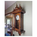 Lucca German Wall Hung Chime Clock c.1900