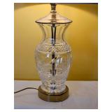 Flared Brim Waterford Vase Table Lamp
