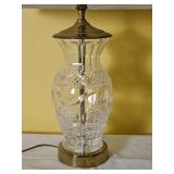 Flared Brim Waterford Vase Table Lamp