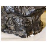 Series of Plaster Statuettes Mate Black