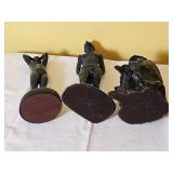 Series of Plaster Statuettes Mate Black