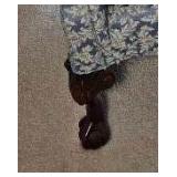 Pawfoot Blue Brocade Conover Wing Back Chair