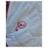 Large Vintage Quilt Featuring Lancaster Rose Pattern