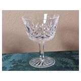 Six Lismore Liquor Cocktail Glasses Waterford Crystal