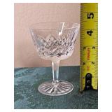 Six Lismore Liquor Cocktail Glasses Waterford Crystal