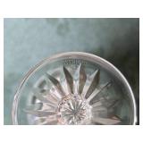 Three Lismore Cordial Glasses Waterford Crystal