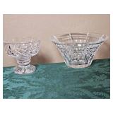 Waterford Crystal Welcome Bowl & Araglin Footed Candy Dish