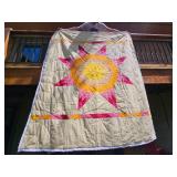 Sunburst Eight Point Star Quilt