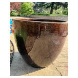Earthy Glazed Terra Cotta Planter Set - (3)