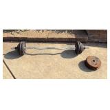 Easy Bar Fitness Set with Metal Plates