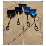 Heavy Duty Snow Removal Shovel Set - (5)