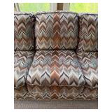 Luxurious Flexteel Feather Pattern Sofa