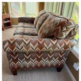 Luxurious Flexteel Feather Pattern Sofa