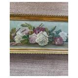 Delightful Fine Art Stil Life Painting - J.A. Cook - Carnations