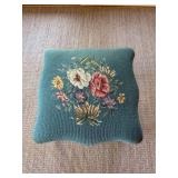 Wonderful Vintage Needlepoint Footrest