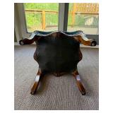 Wonderful Vintage Needlepoint Footrest