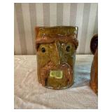 Awesome Clay Mustachioed Face Mug Collection - (3)