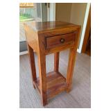 Rustic Farmhouse Accent Side Table - B