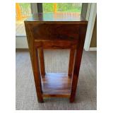 Rustic Farmhouse Accent Side Table - B