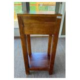 Rustic Farmhouse Accent Side Table - A