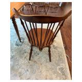 Stunning American Farmhouse Dining Table with Handcrafted Windsor Chairs