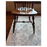 Stunning American Farmhouse Dining Table with Handcrafted Windsor Chairs