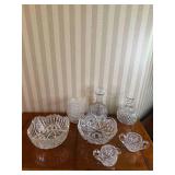 Cut Glass Serving Pieces Collection