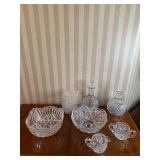 Cut Glass Serving Pieces Collection