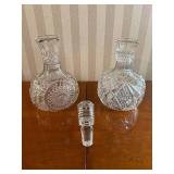 Cut Glass Serving Pieces Collection