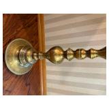 Ornate Brass Moroccan Pillar Candlestick