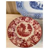 English Scenery Traansferware Décor Plates