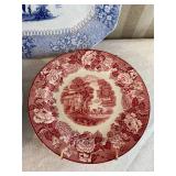 English Scenery Traansferware Décor Plates
