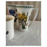 Portmeirion Botanic Garden Tall Latte & Short Mug