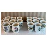Portmeirion Botanic Garden Mugs 17 Count