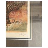 Jose Puig Marti Signed & Numbered Print Rural Spain Autumn Tree