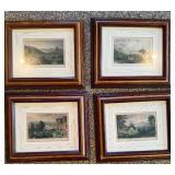 English Lake District Lithograph Print Grouping